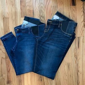Set of Isabel Maternity Jeans, Sz 12